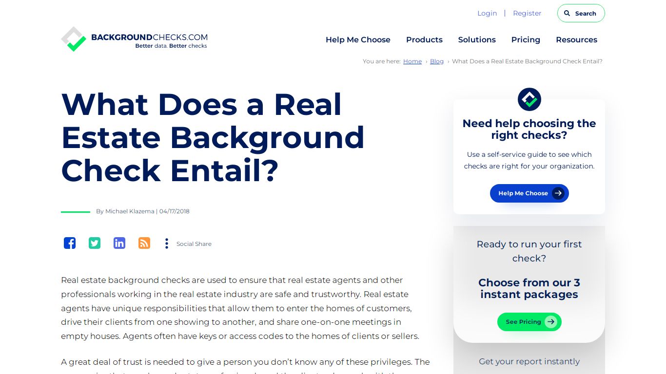 What Does a Real Estate Background Check Entail?